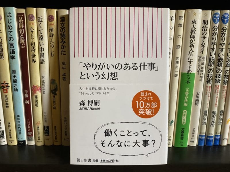 森博嗣『「やりがいのある仕事」という幻想』表紙